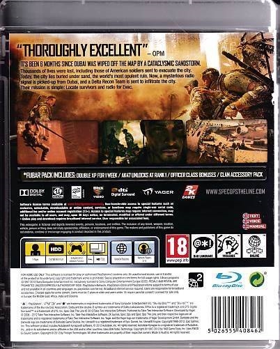 Spec Ops The Line - PS3 (B Grade) (Genbrug)